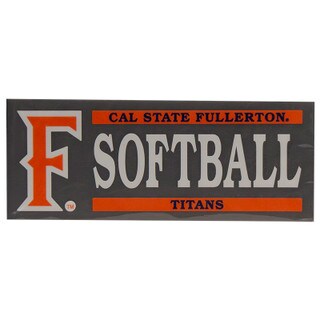 Jardine CSUF Softball Vinyl Decal